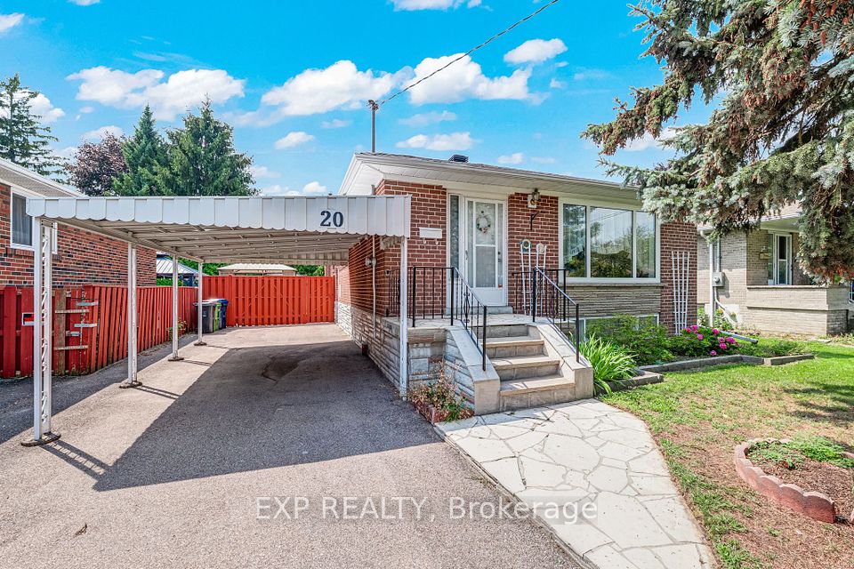 20 Marlena Drive — 3-bedroom bungalow for sale in West Hill, Toronto