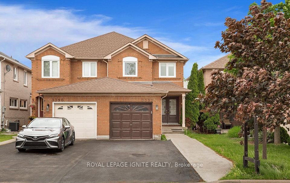 3392 Spirea Terrace — 3-bedroom freehold for sale in Lisgar, Mississauga